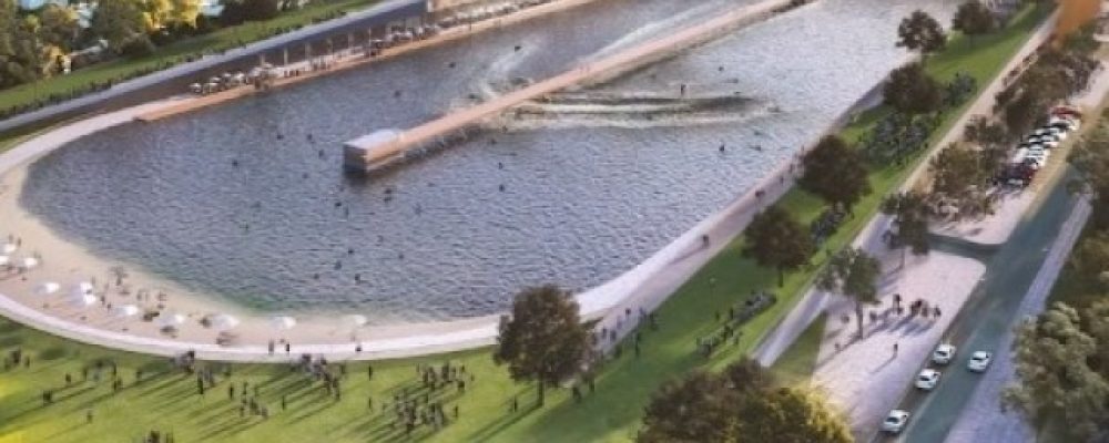 En Australie, un stade de foot va être transformé en piscine à vagues géante